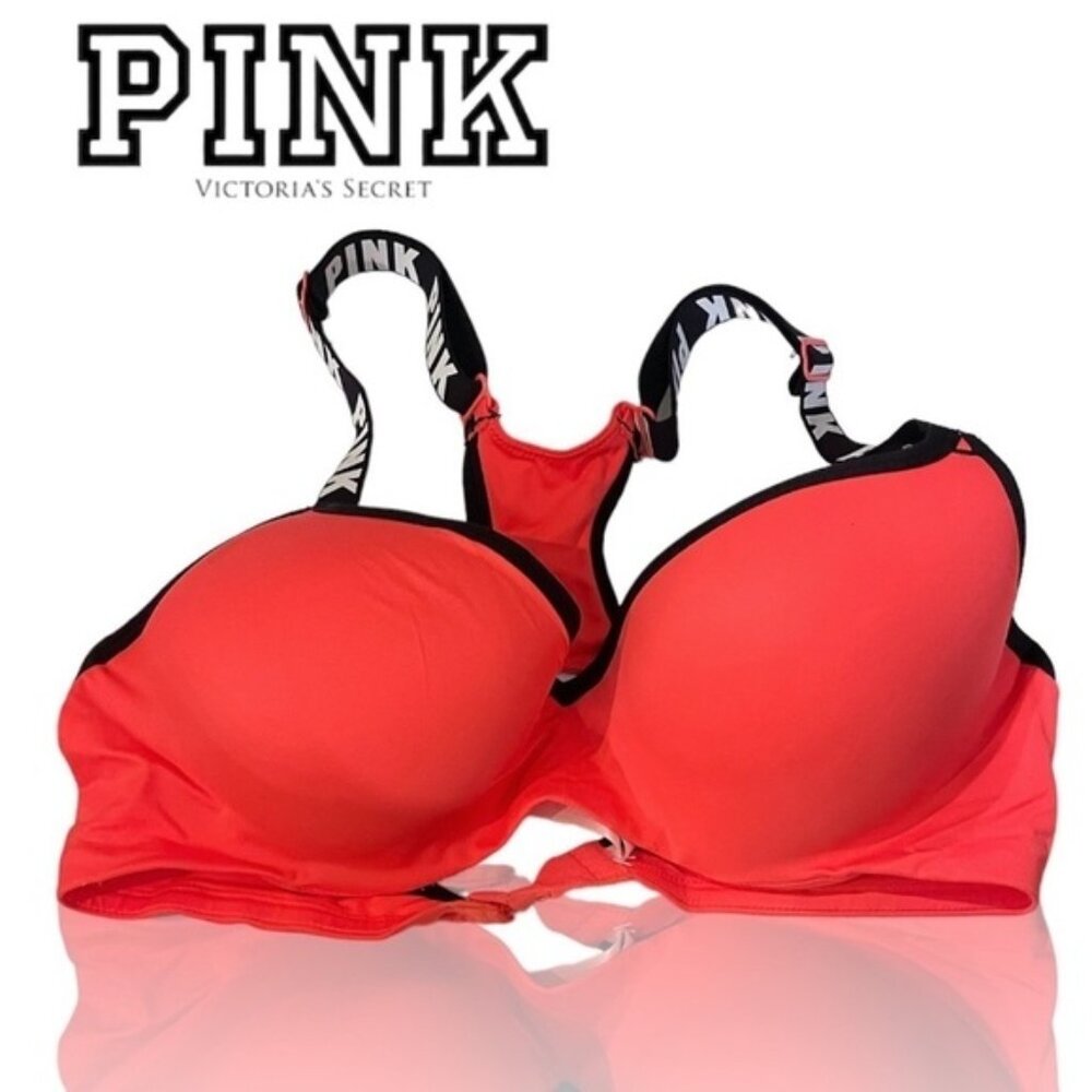 New pink neon wireless bra​​